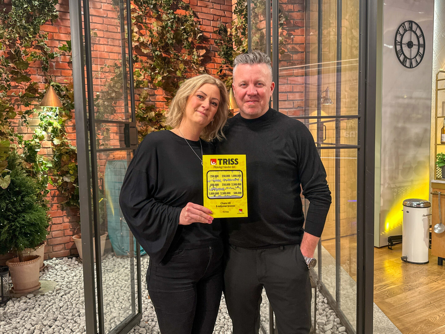 Johanna och Tomas från Växjö vann 250 000 kronor på Triss i TV4 Nyhetsmorgon. Nu väntar firande i Stockholm och planering av drömresor.