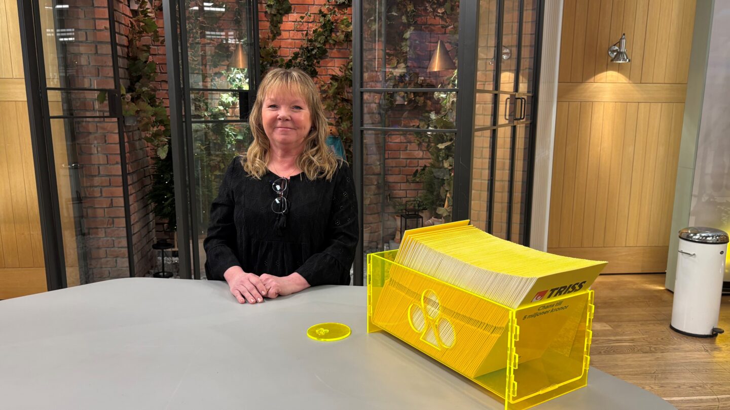 33 år tillsammans firades med 33 Trisslotter – Camilla från Ösmo vann sedan en kvarts miljon i tv