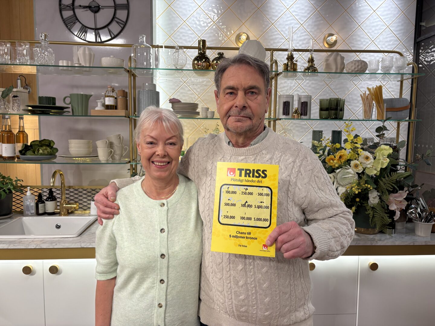 Leif från Trensum skrapade fram storvinst på Triss i tv – sätter guldkant på vardagen