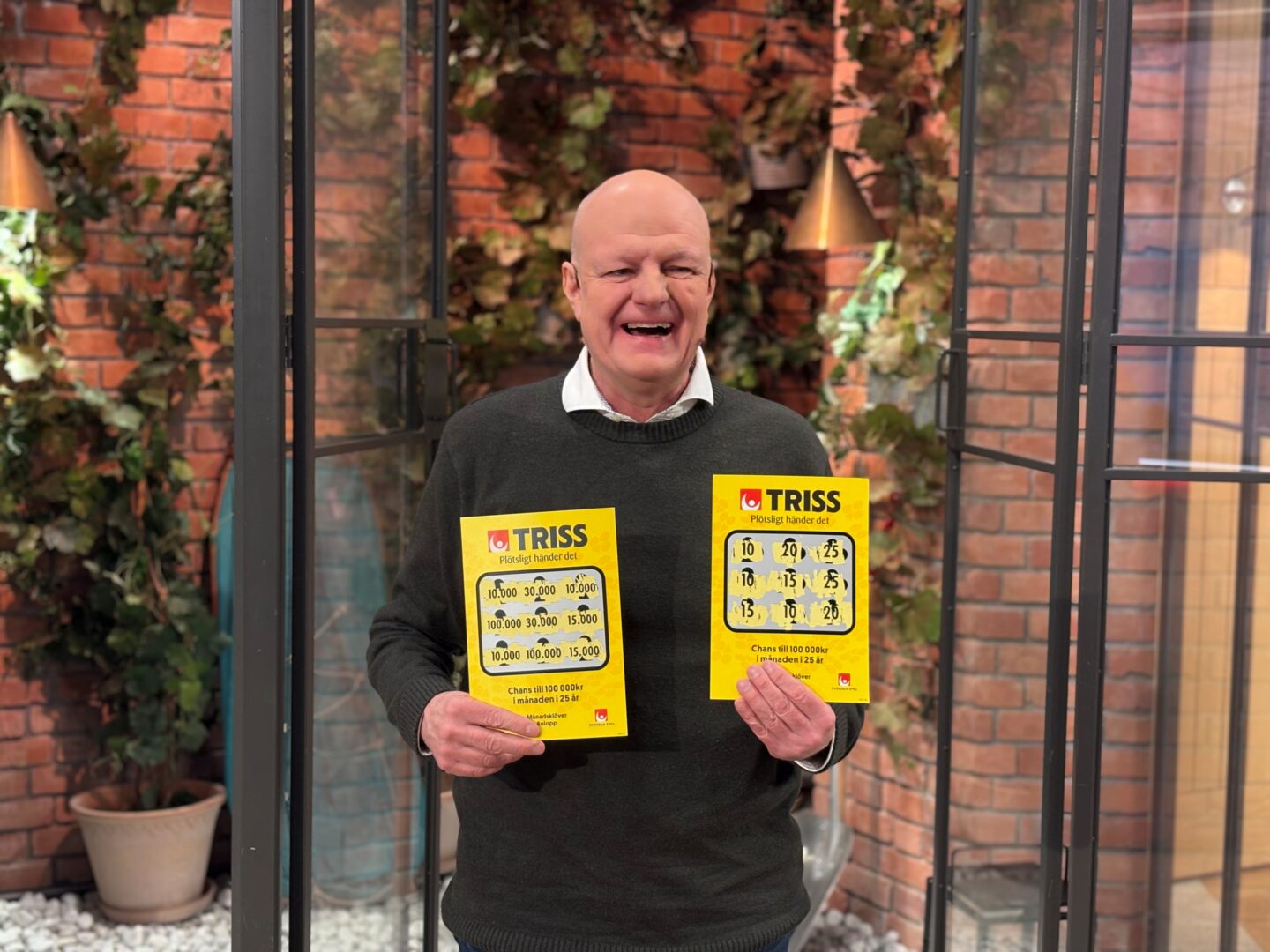 Örebroaren Jonas vann 1,2 miljoner på Triss i tv – drömmer om sommarstuga vid vattnet