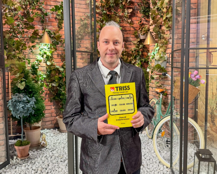 Anders från Broby vann 250 000 kronor på Triss i TV4 Nyhetsmorgon. Nu väntar en drömresa till England för att se Manchester United spela.