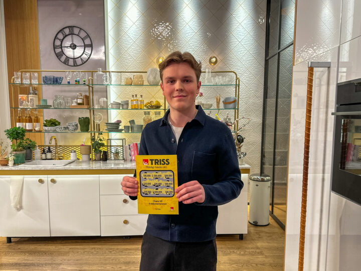 19-årige Isac från Sundsvall skrapade Triss i TV4 Nyhetsmorgon och vann 100 000 kronor åt sin pappa. Nu väntar firande och vardagslyx för familjen.
