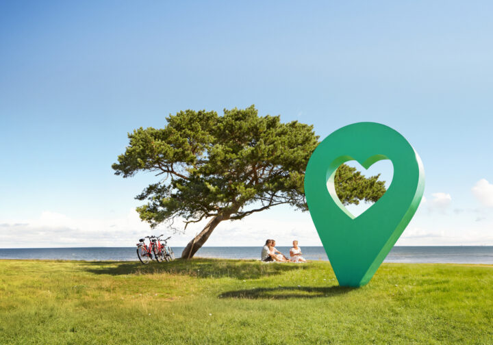 Romantisk mötesplats i Falkenberg gav toppvinst på Lyckoplatsen