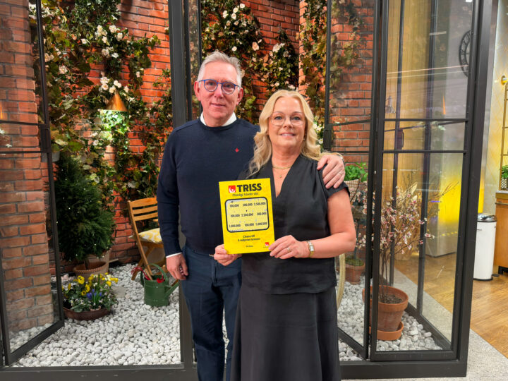 Pernilla och Anders från Västerås vann 100 000 kronor på Triss i TV4 Nyhetsmorgon. Storvinsten går till resor, firanden och nya upplevelser.