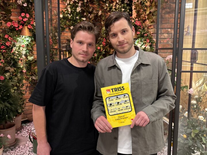 Gustav från Falun skrapade Triss i tv åt sin mamma – vann 100 000 kronor