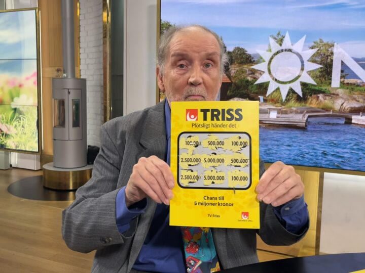 Under fredagens direktsändning vann den nyblivne 70-åringen 100 000 kronor.