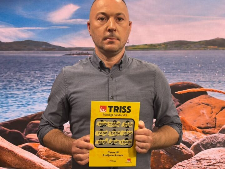 När 46-årige Jim skrapade Triss i TV4 Nyhetsmorgon på fredagsmorgonen gjorde han det på uppdrag av sin pappa.