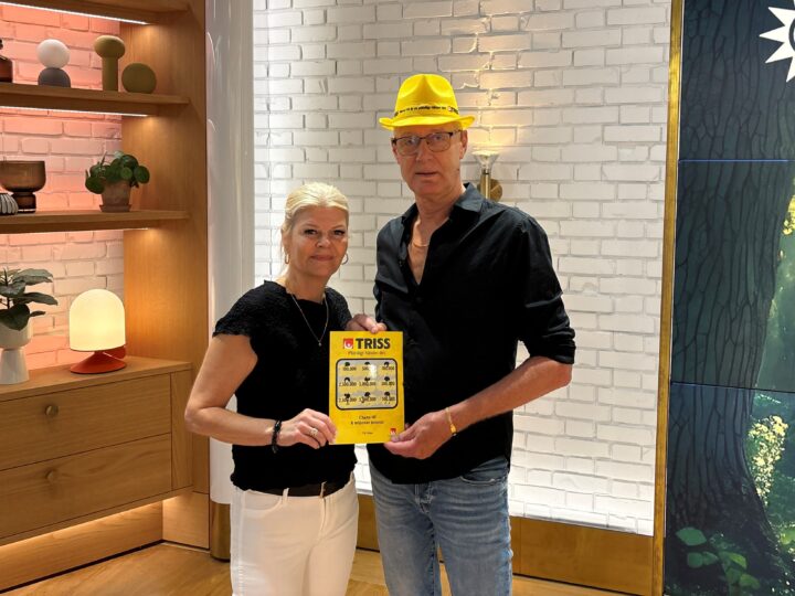 Norrtäljebon Benny vann 100 000 kronor på Triss i tv – firar med Medelhavskryssning