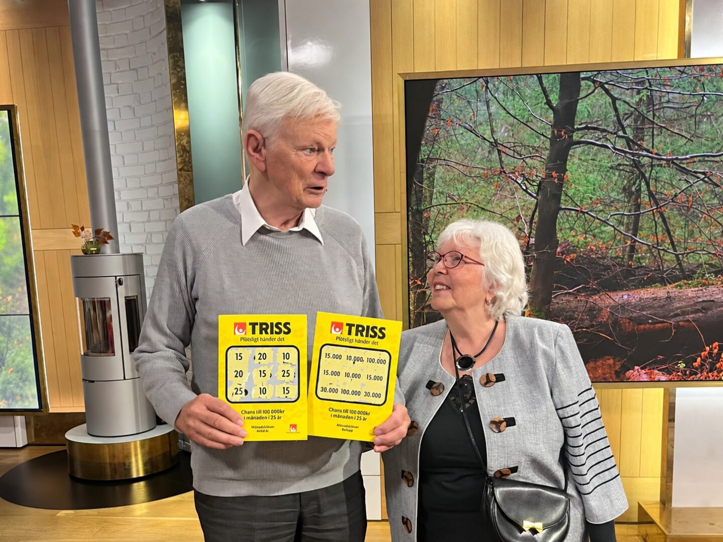 78-årige Gunnar från Lidingö är minst sagt bekant med skrapbordet i TV4 Nyhetsmorgon.