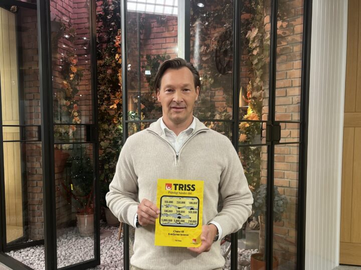 En Trisslott som Andreas från Västra Frölunda köpte efter sommarsemestern tog honom hela vägen till TV4 Nyhetsmorgon.